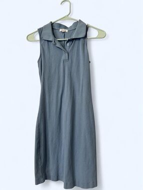 Stitch and Pine blue collared dress
